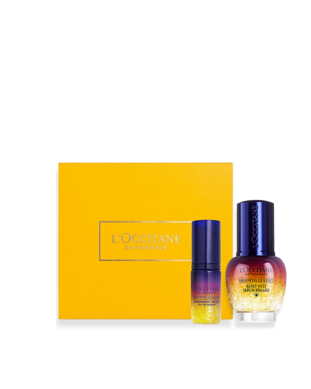 Presente Cuidados Faciais com Immortelle Overnight Reset